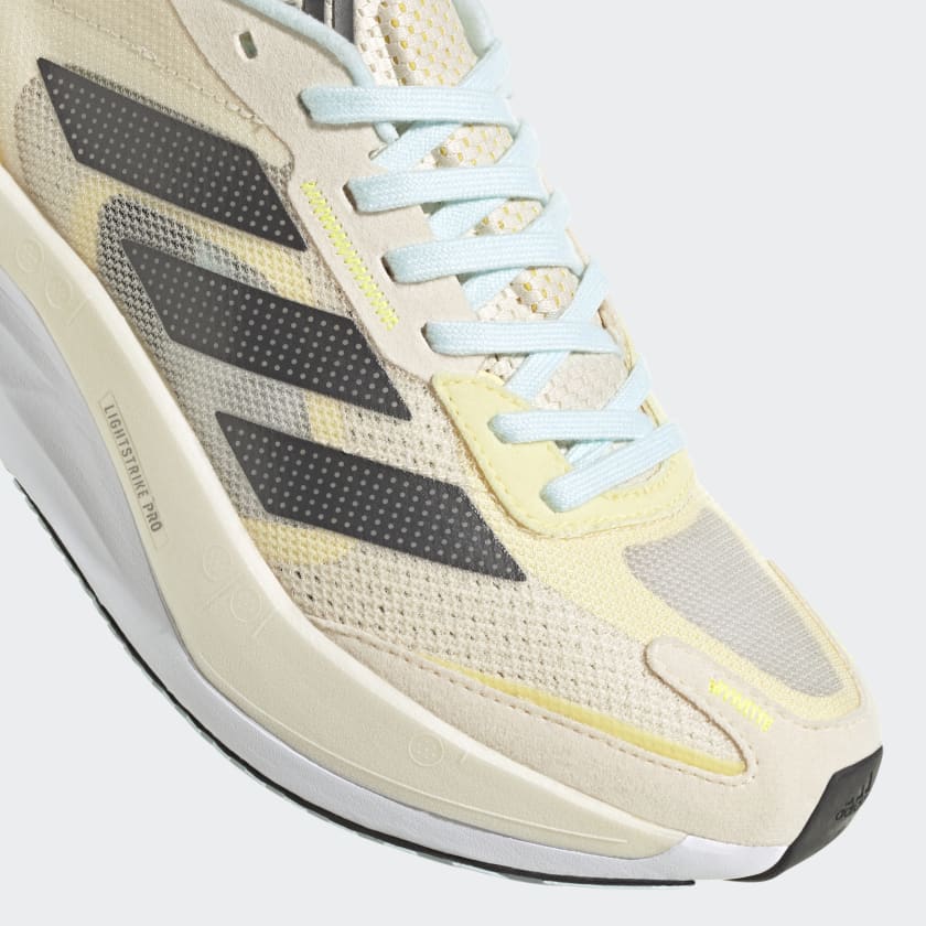 adidas gazelle silver green womens Adidas Unisex Adizero Boston 11 Berlin Almost Yellow / Bliss Pink / Core  Black Running Shoes